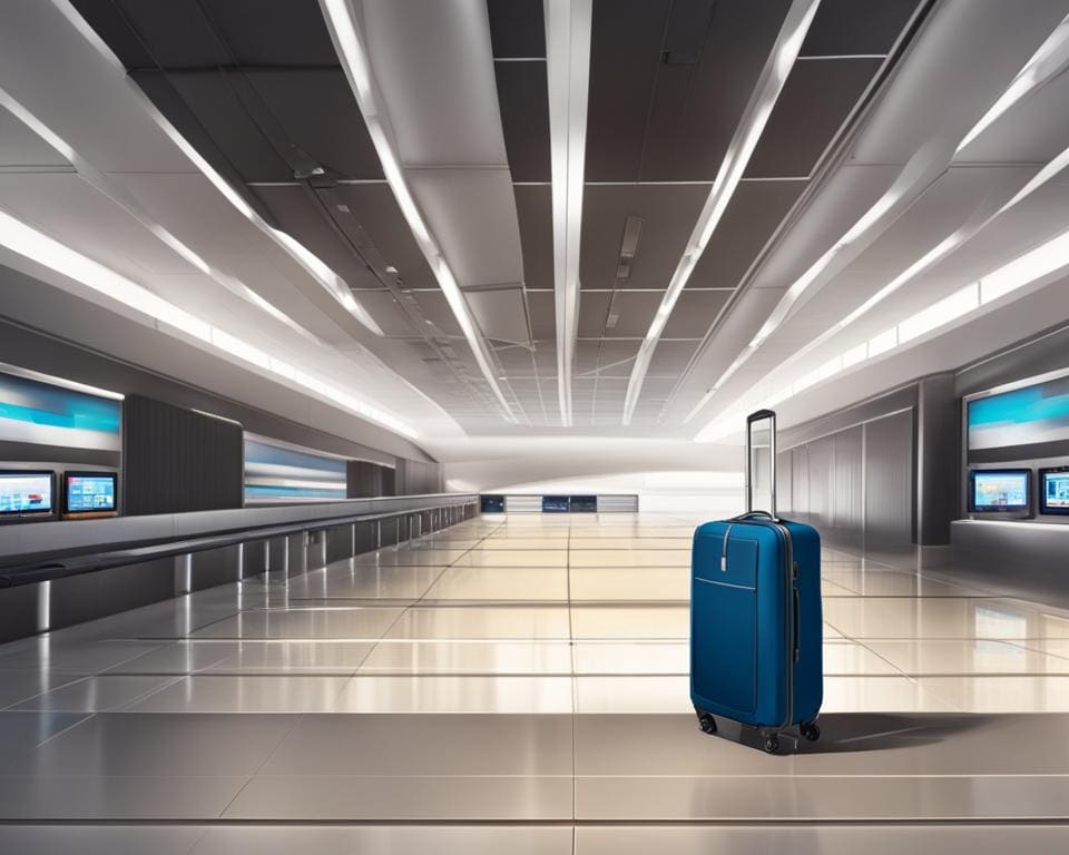 Digitale Bagageband met Weegschaal - Weegt en beveiligt je bagage tegelijk.