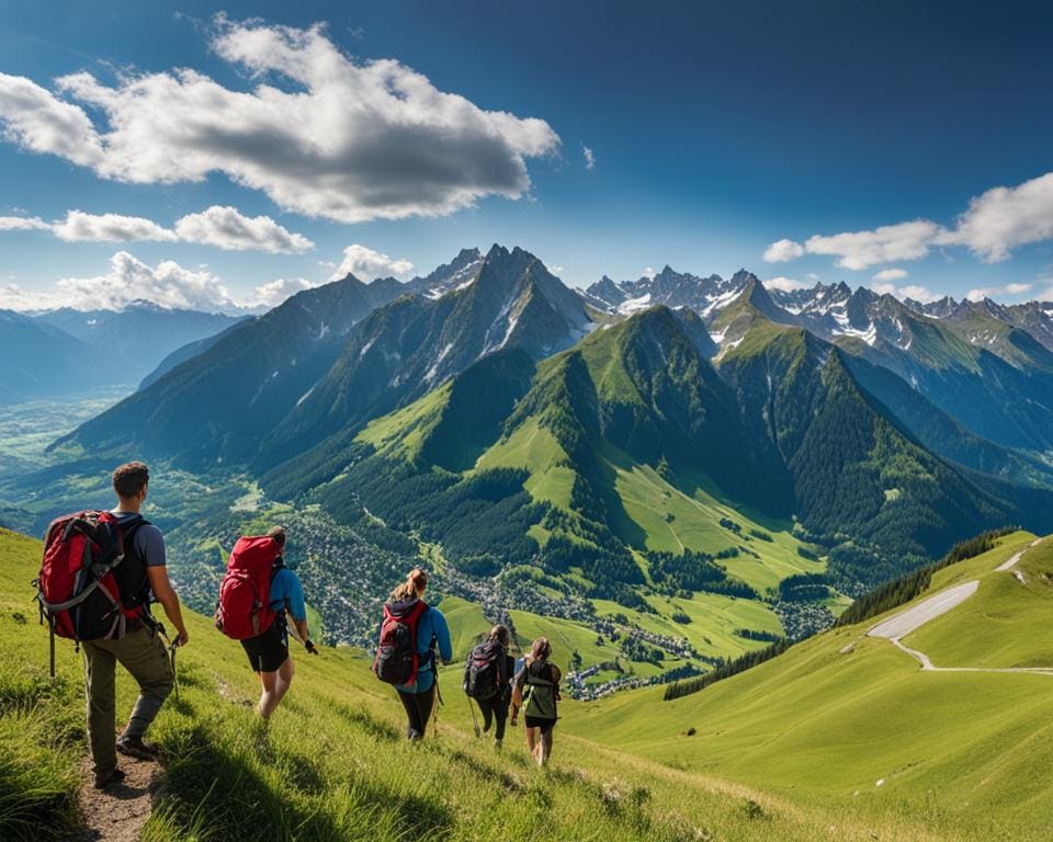 Liechtenstein: Wandelen in de bergen van Liechtenstein.