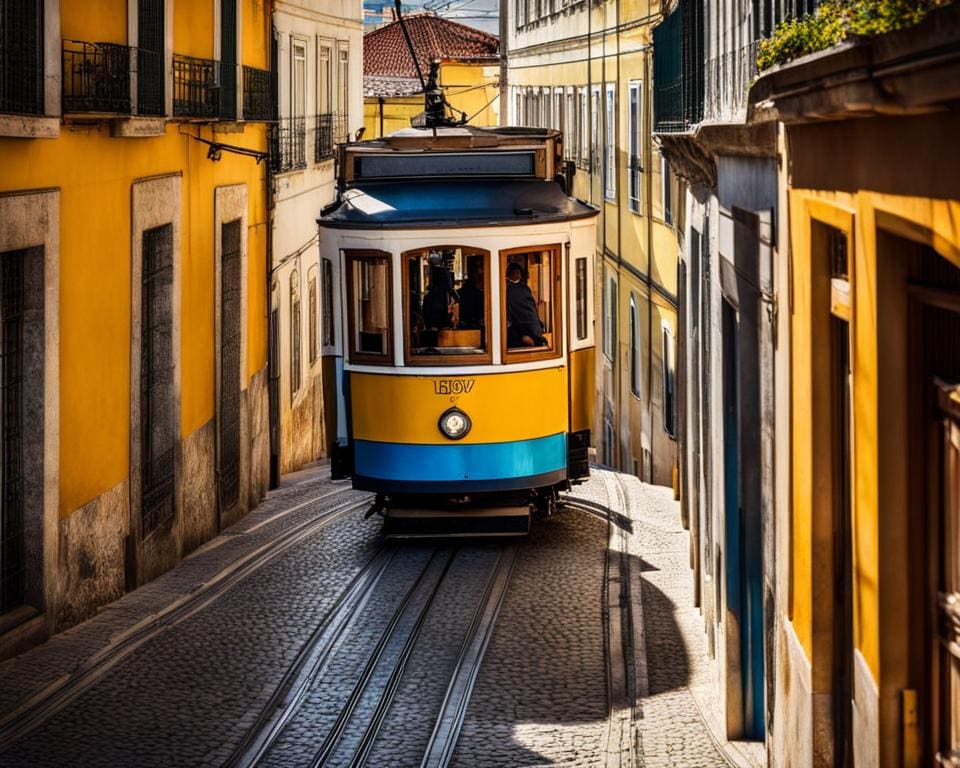 Portugal: Een tramrit door de heuvels van Lissabon.