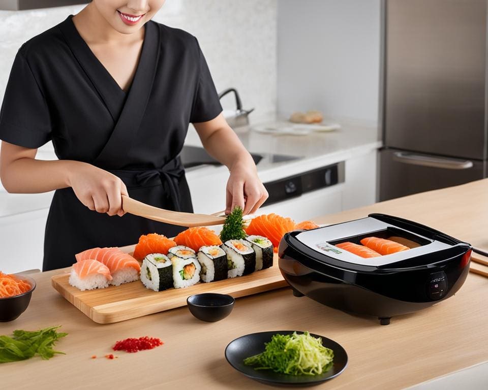 Slimme Sushi Maker - Maakt het rollen van sushi gemakkelijk en leuk.