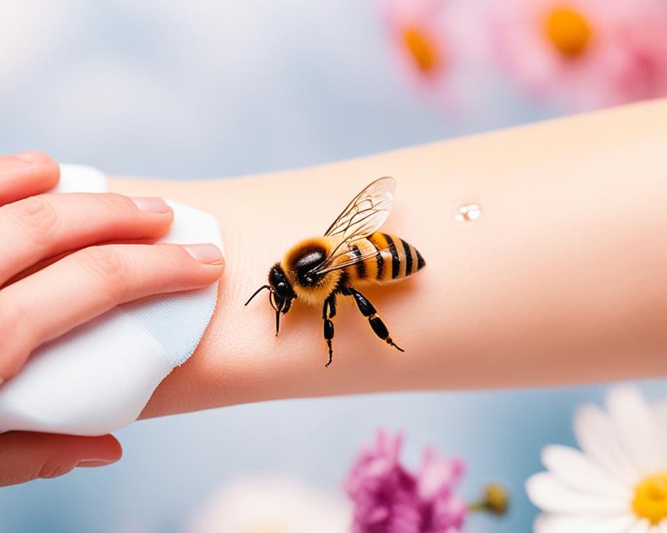 bijensteek zwelling verminderen