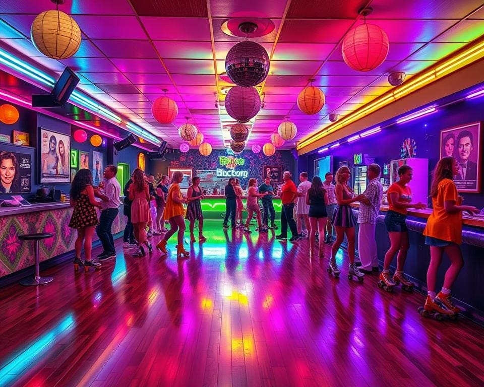 Bezoek een retro rollerdisco voor een avond vol nostalgie