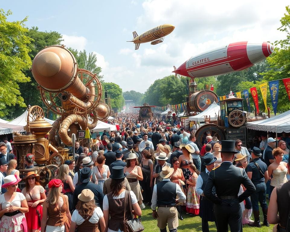 Bezoek een steampunk evenement voor een dag vol avontuur