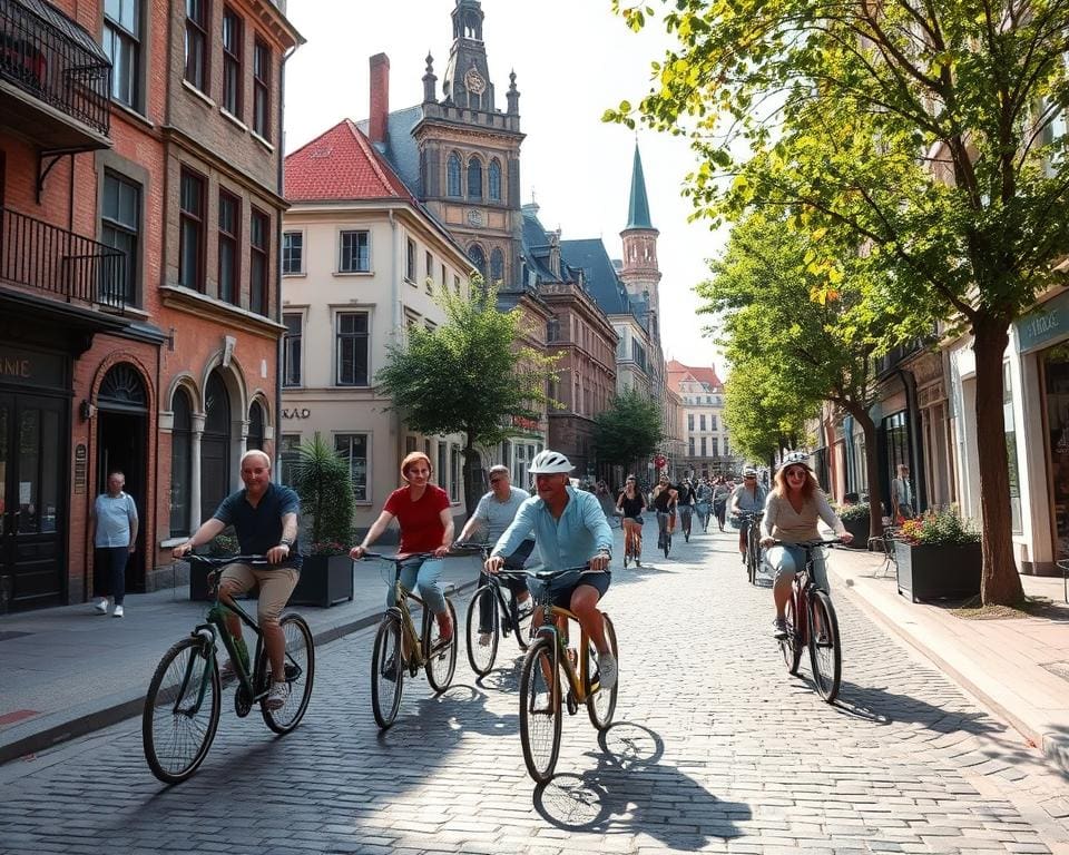 Fietsen met gids in historische steden