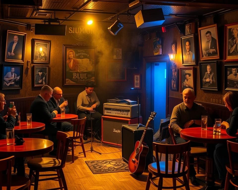 Geniet van een avond vol blues in een sfeervolle club