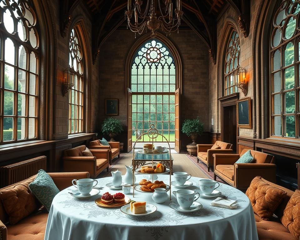 Geniet van een middagje high tea in een kasteel