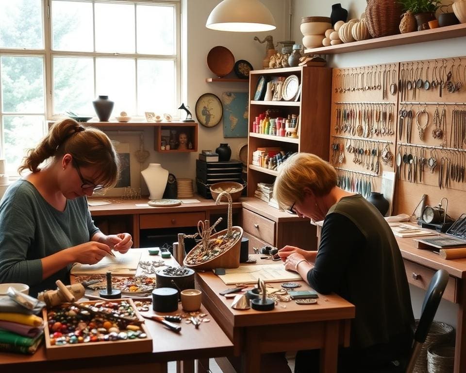 Probeer een workshop sieraden maken met lokale ambachtslieden