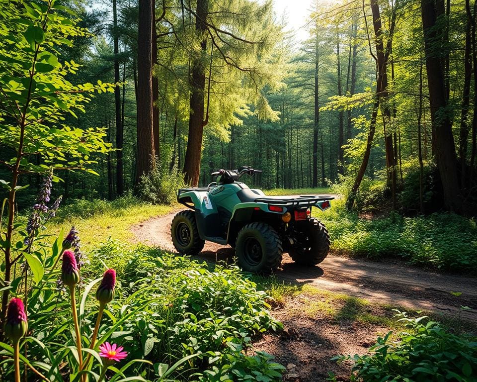 duurzaam quad rijden in de natuur