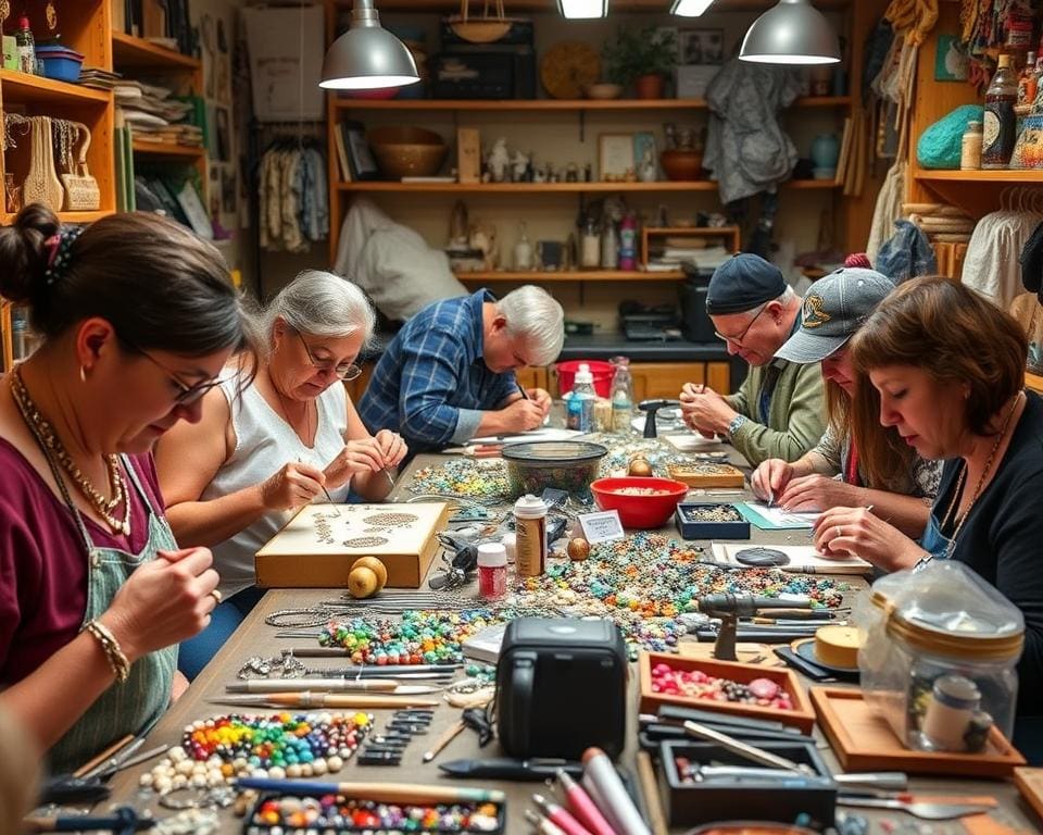 workshop sieraden maken met lokale ambachtslieden