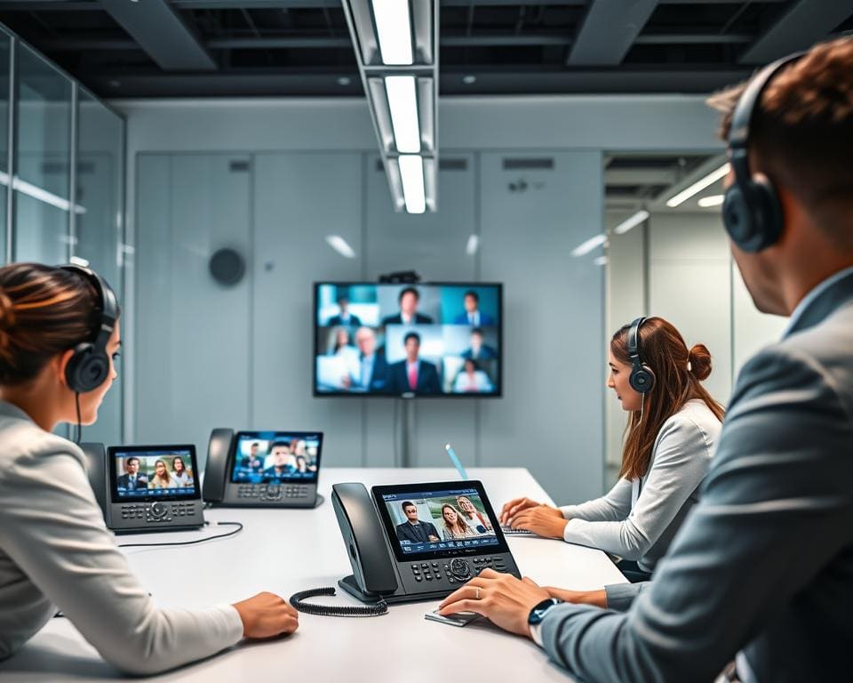 Innovatieve functies videoconferencing en geluidsverbetering