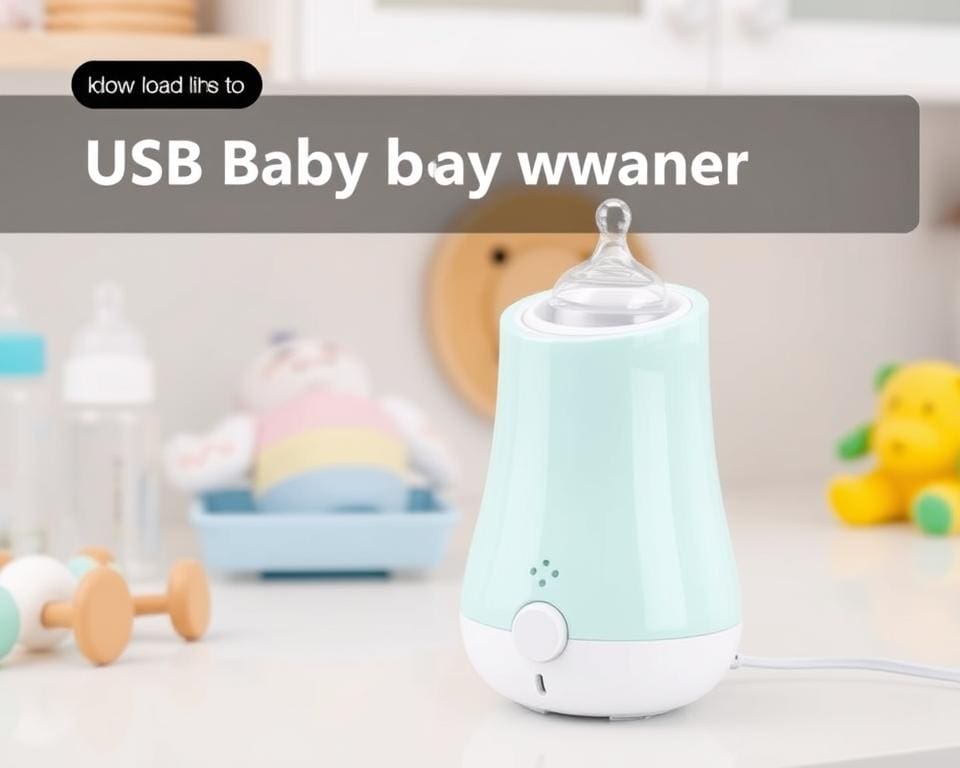 babyflessenwarmer met USB