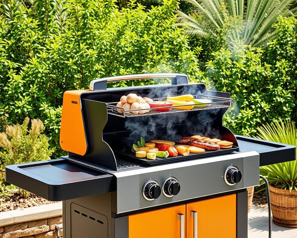 Elektrische BBQ’s met een multifunctioneel grillrooster