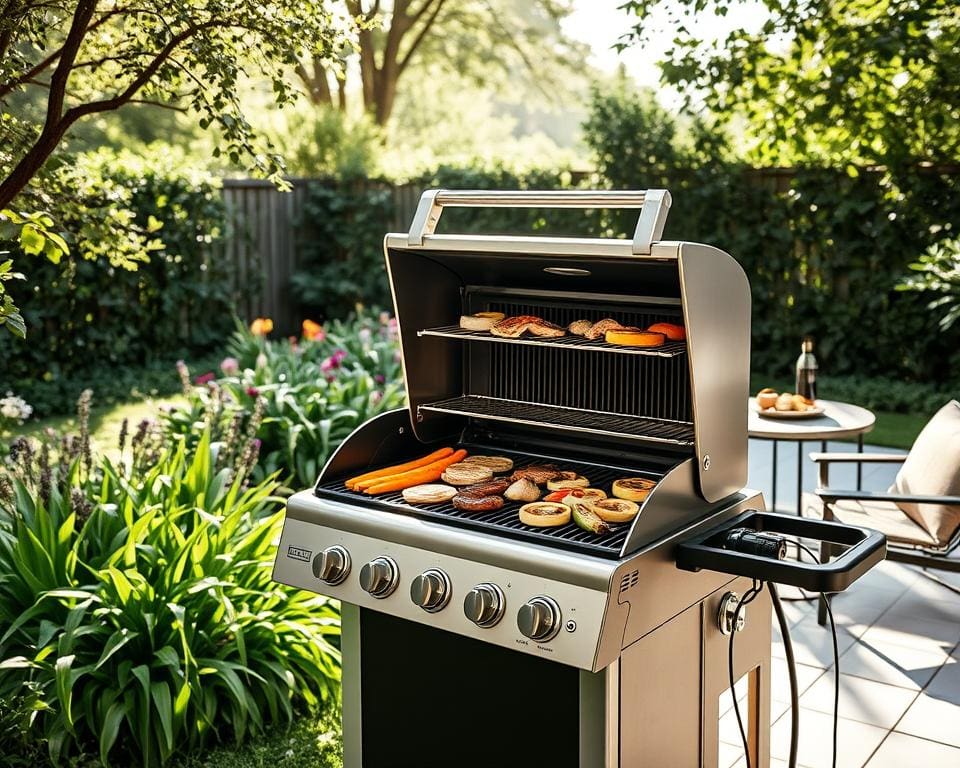 Elektrische barbecue voor buiten