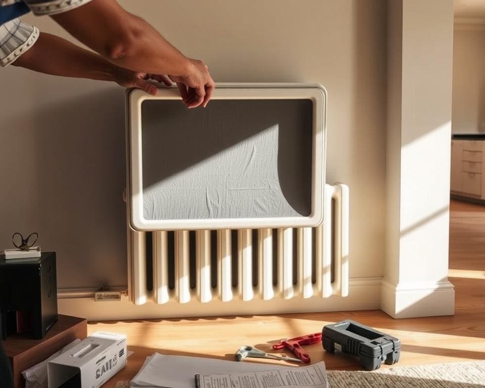 Hoe lang duurt het plaatsen van een radiatorombouw?