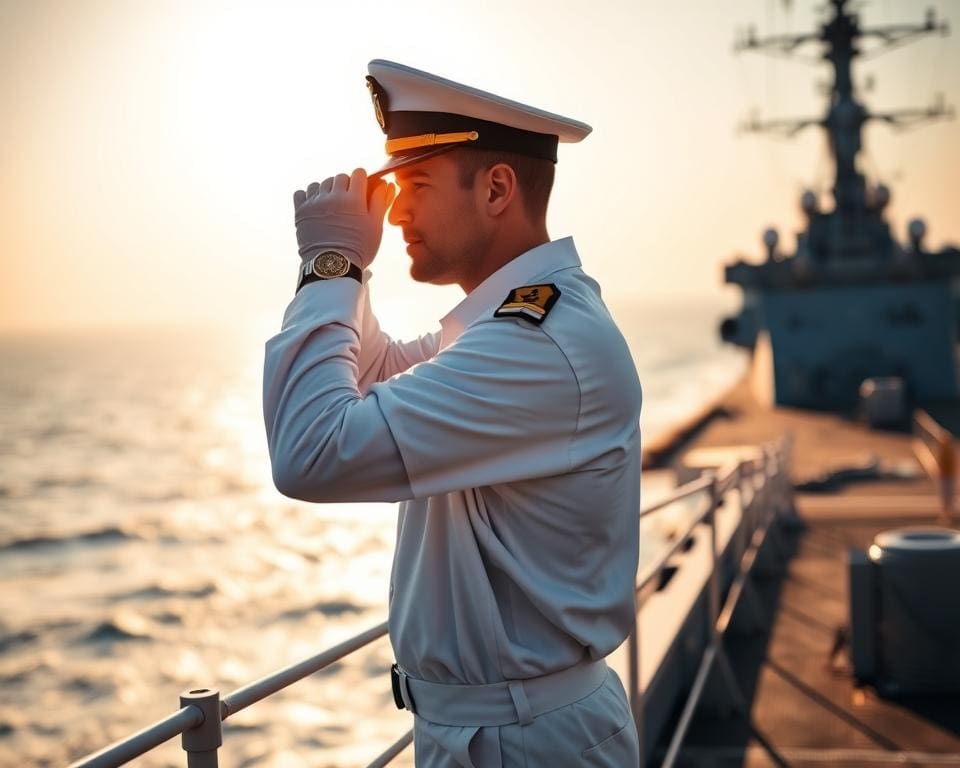 Wat doet een marineofficier op een missie?