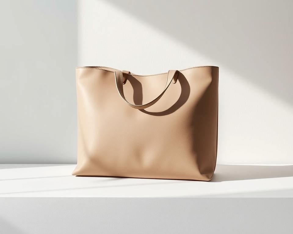 Past een grote tas bij een minimalistische stijl?