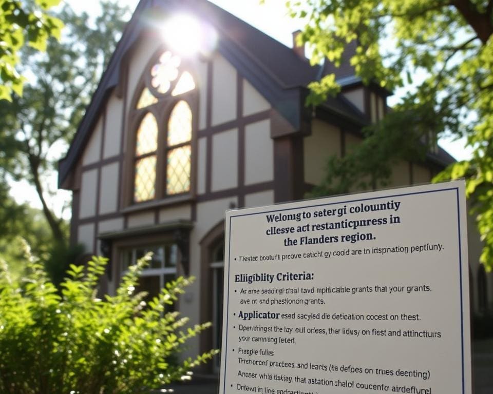 Wat zijn voorwaarden voor restauratiepremies in Vlaanderen?