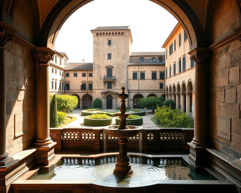 historische waarde van Italiaanse binnenplaatsen