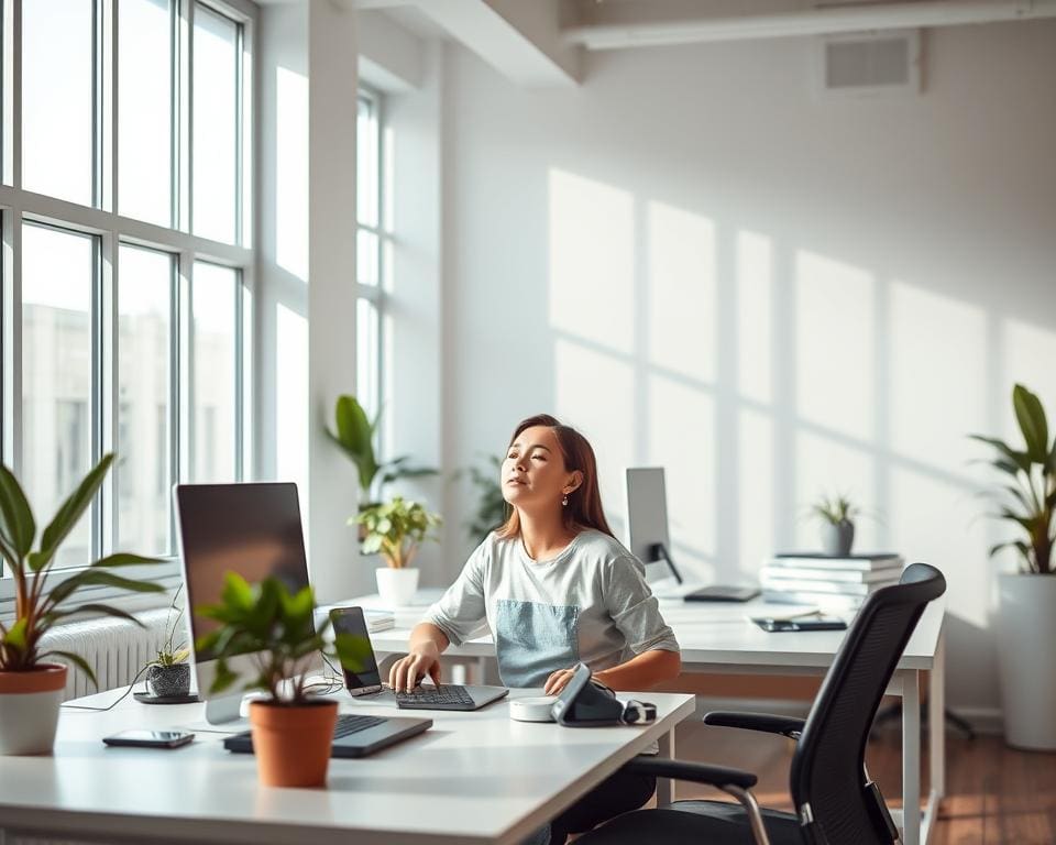 meer rust op werk door digitale detox
