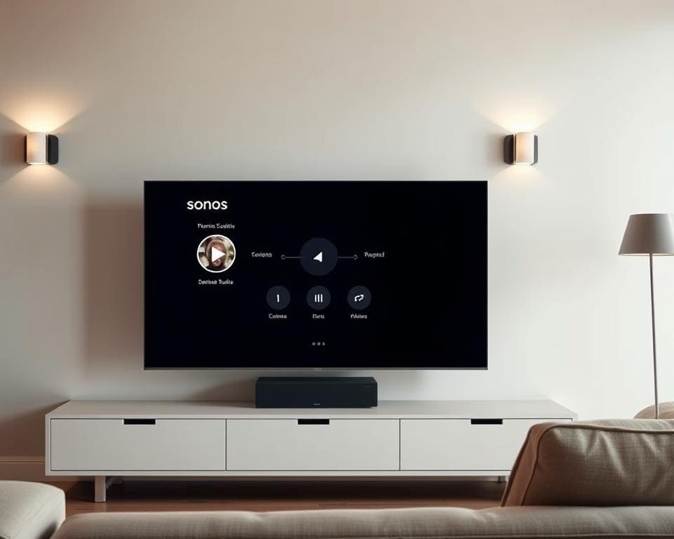 Kan ik Sonos bedienen via mijn smart TV?