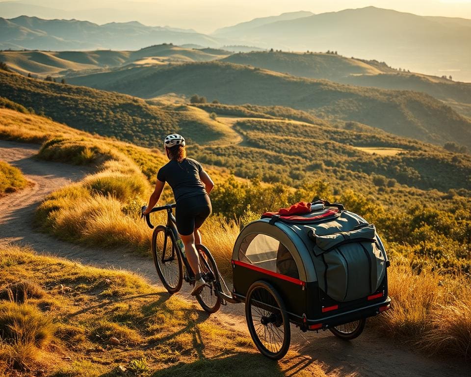 Tips voor fietsen met aanhanger op heuvels
