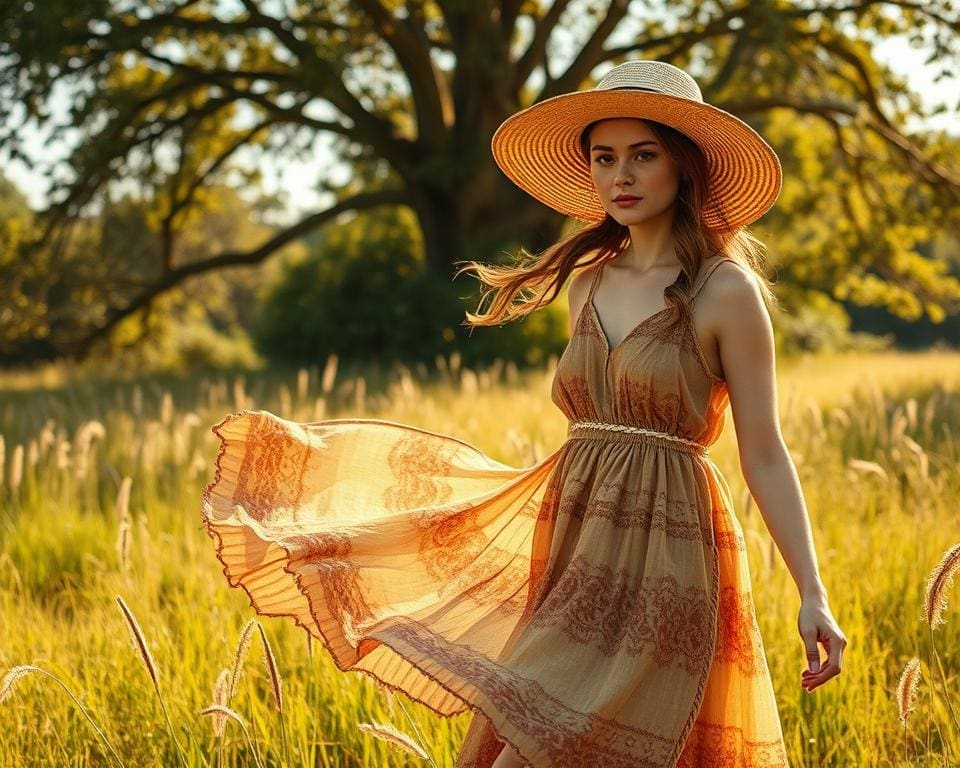 Zomermode in natuurlijke materialen