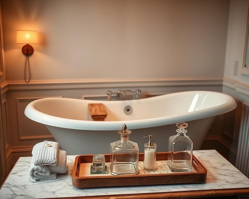 Badkameraccessoires die luxe en comfort uitstralen