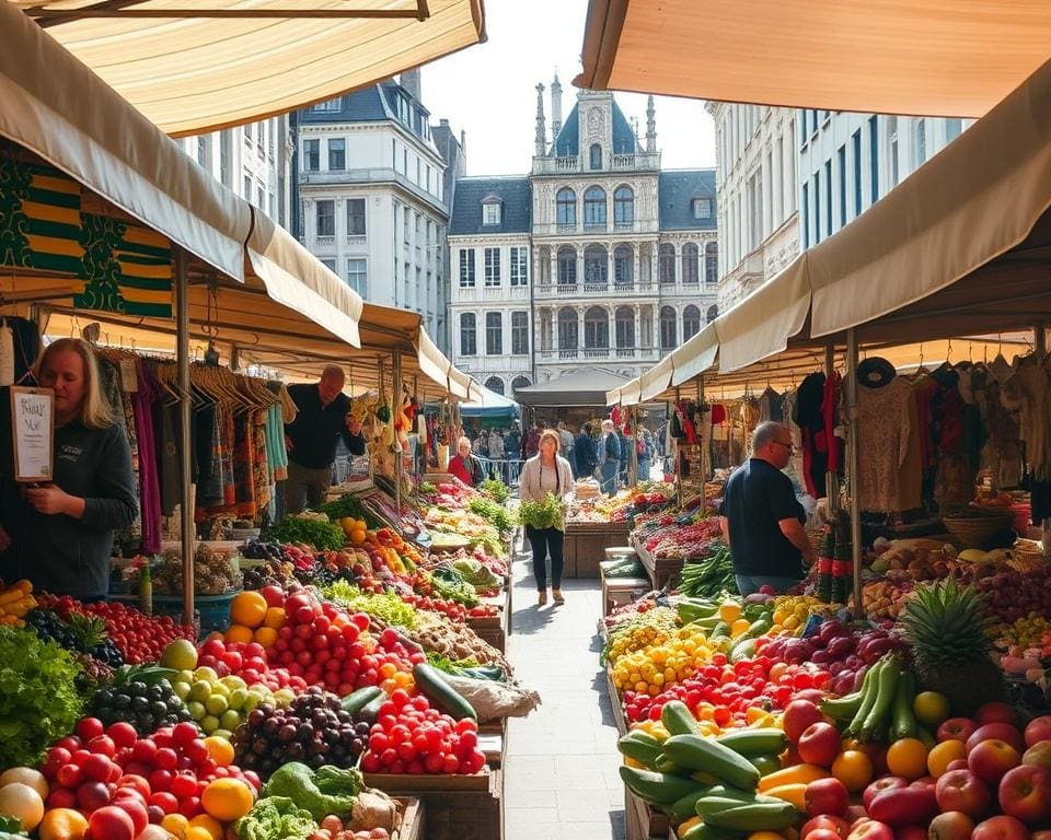 De belevenis van een dagje op de Brusselse marktjes