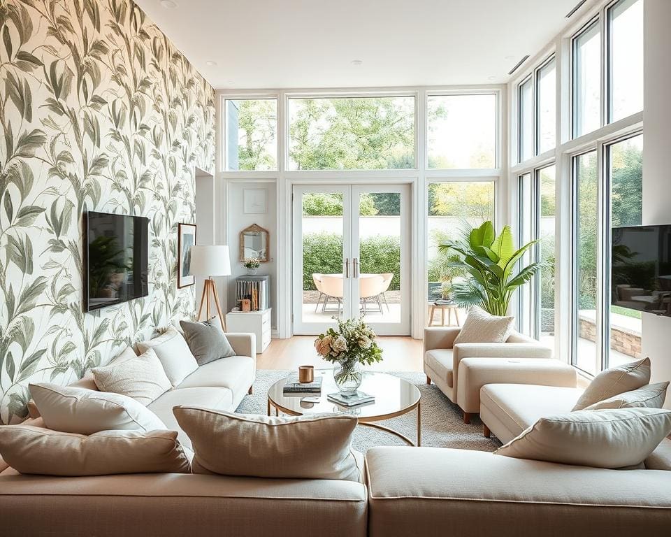 Hoe gebruik je Casamance behang om ruimtes te verbinden?