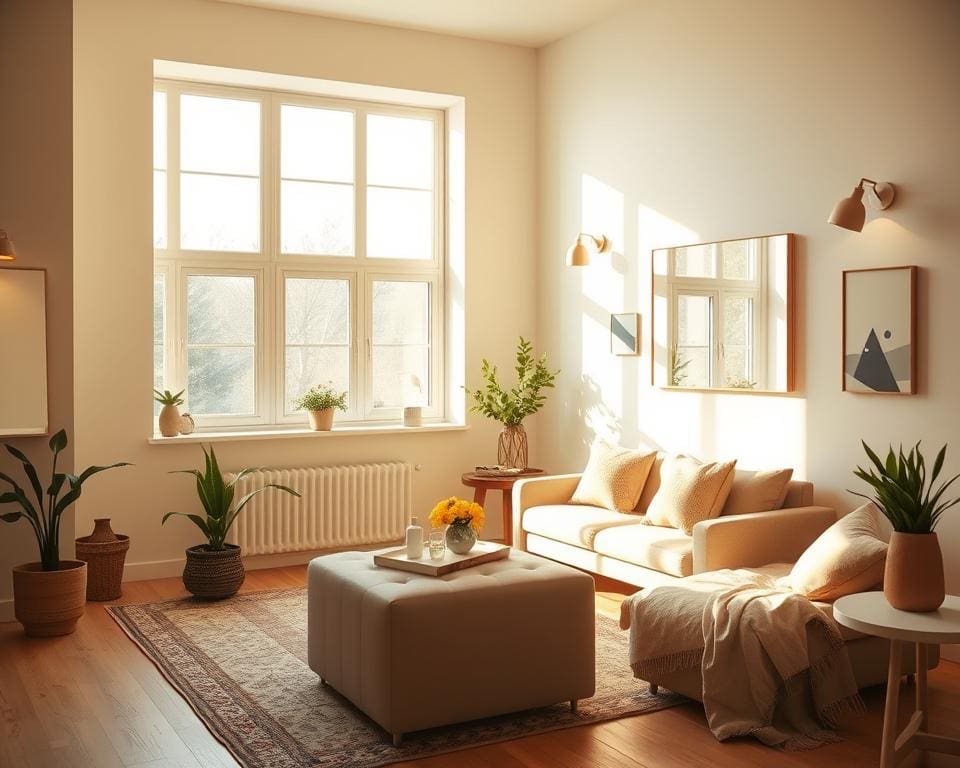 Hoe gebruik je natuurlijk licht in kleine kamers?