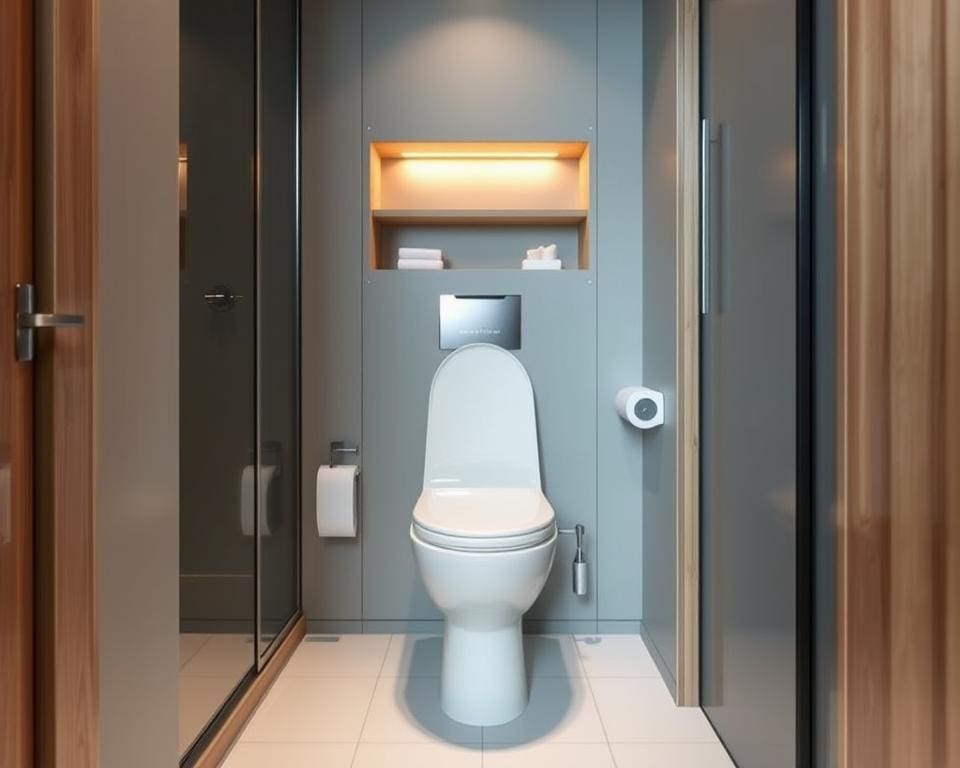 Hoe pas je ruimtebesparing toe in het toilet?