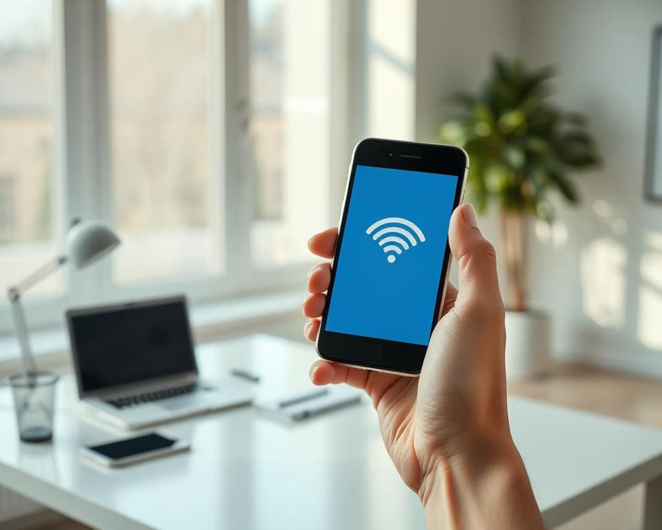 Hoe werkt draadloze toegang met smartphone?