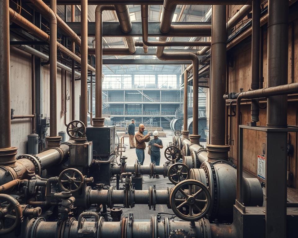 Technische renovaties voor oudere productie-installaties