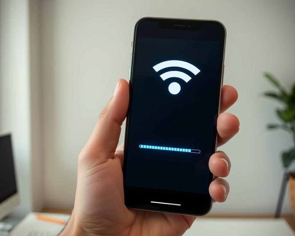 WiFi verbinding met smartphone