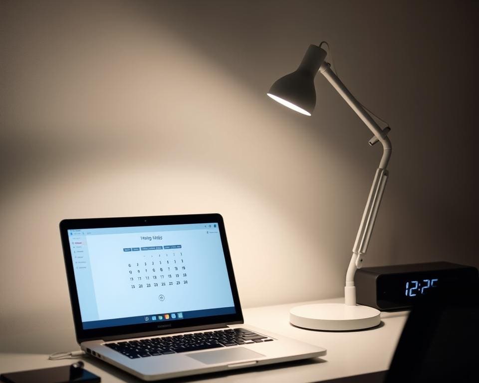 lichtschema aanpassen