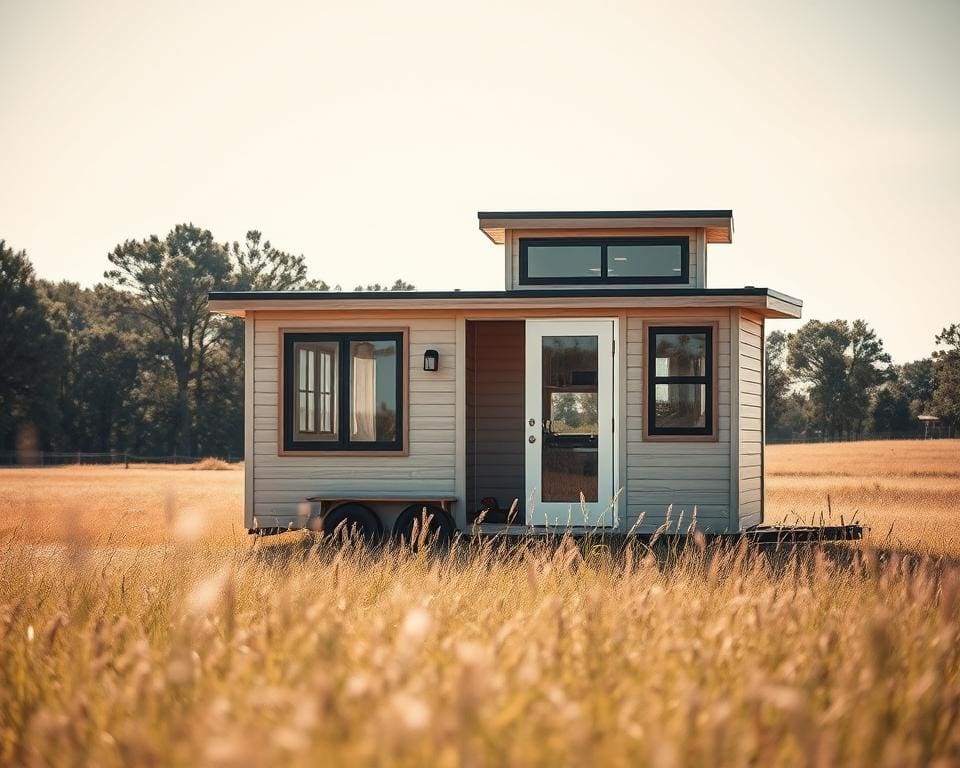 optische illusie tiny house