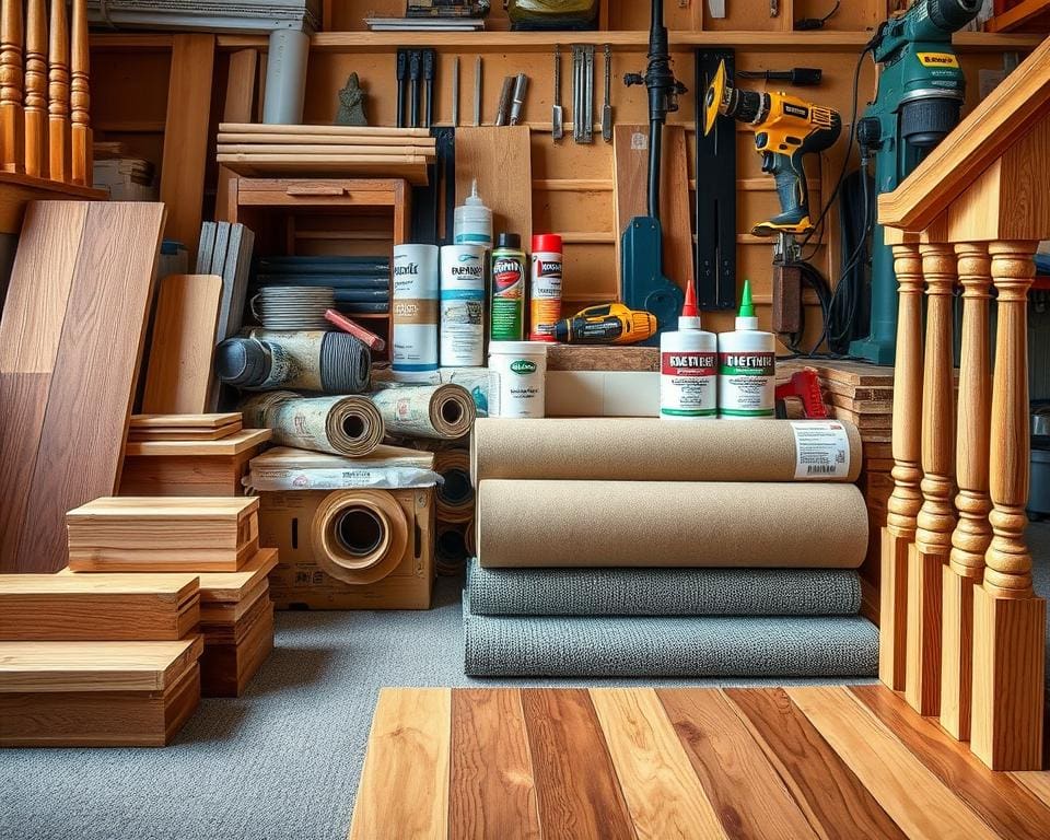 traprenovatie materialen