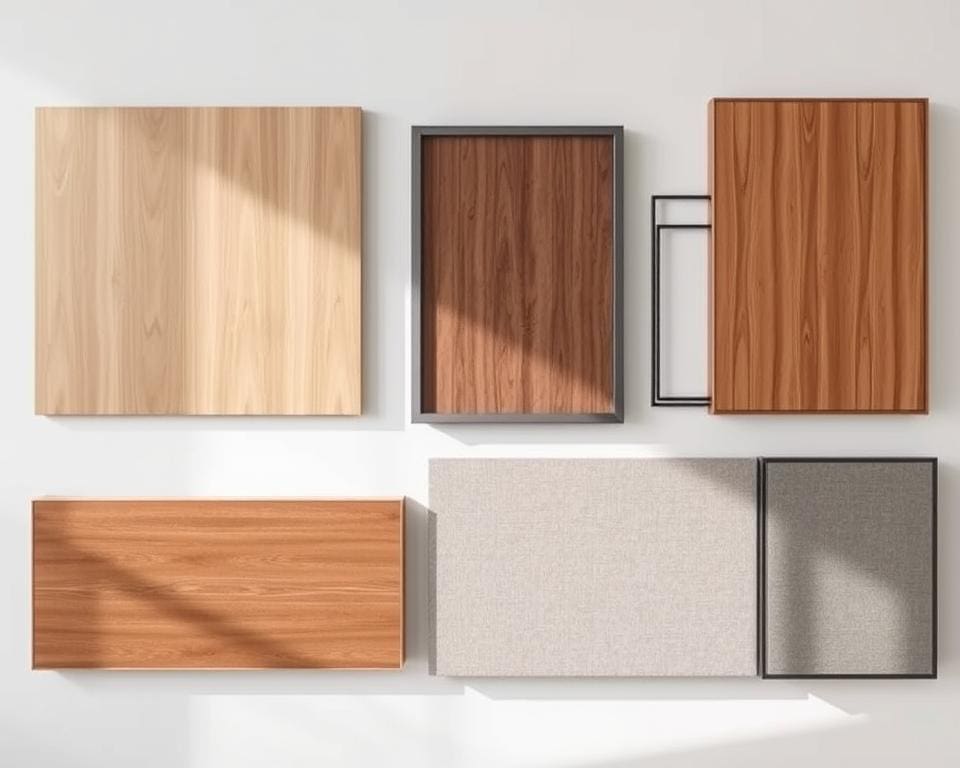wandkasten materialen