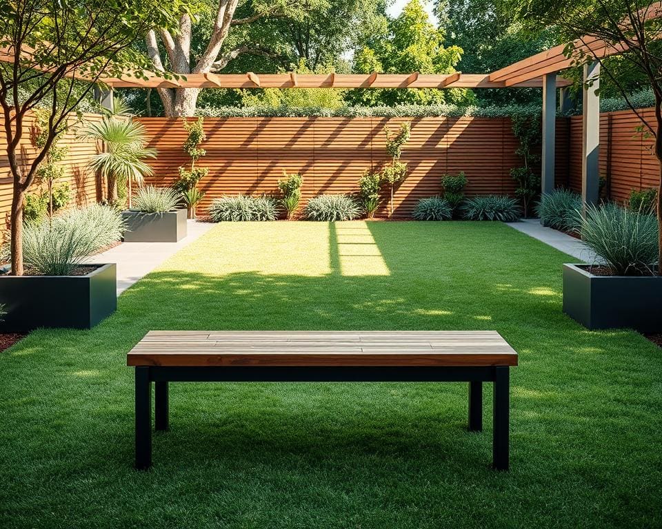 Hoe combineer je hout en staal in je tuinontwerp?