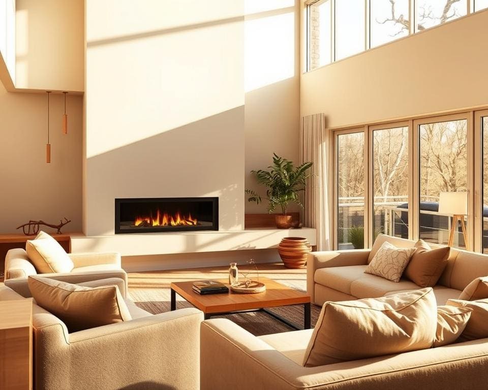 Op welke manier breng je warmte in moderne ruimtes?