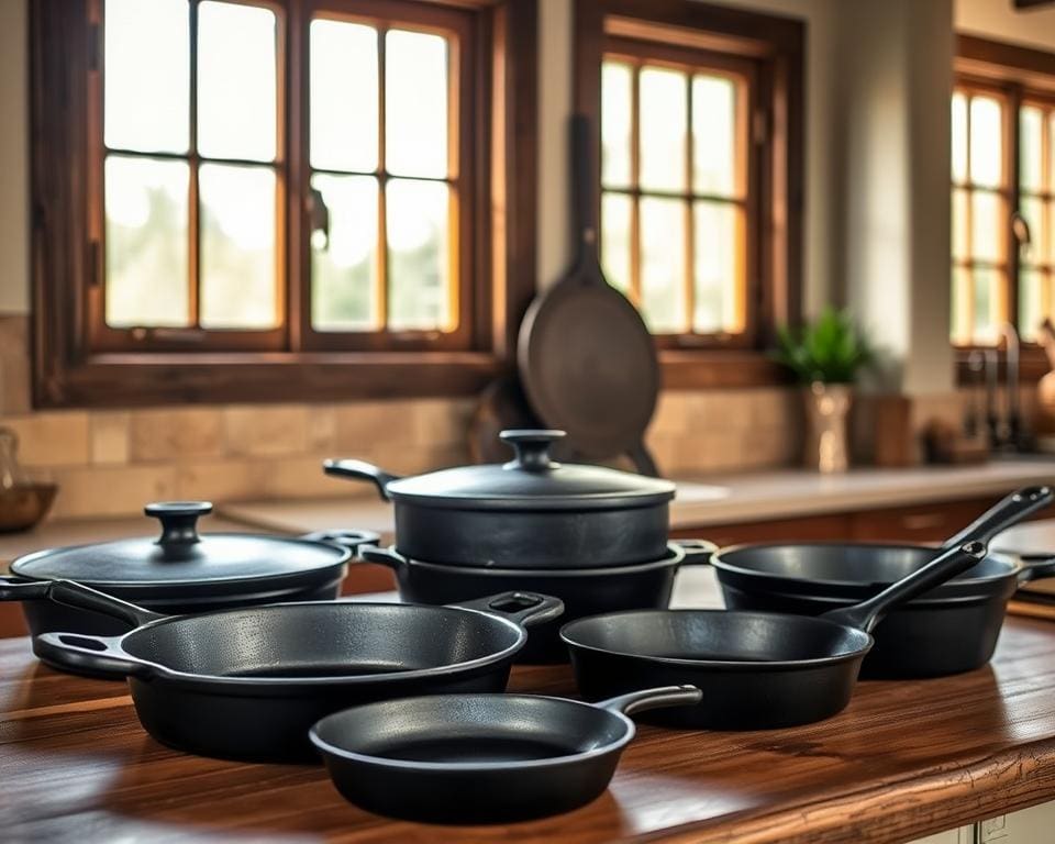 Waarom zijn gietijzeren pannen zo populair?