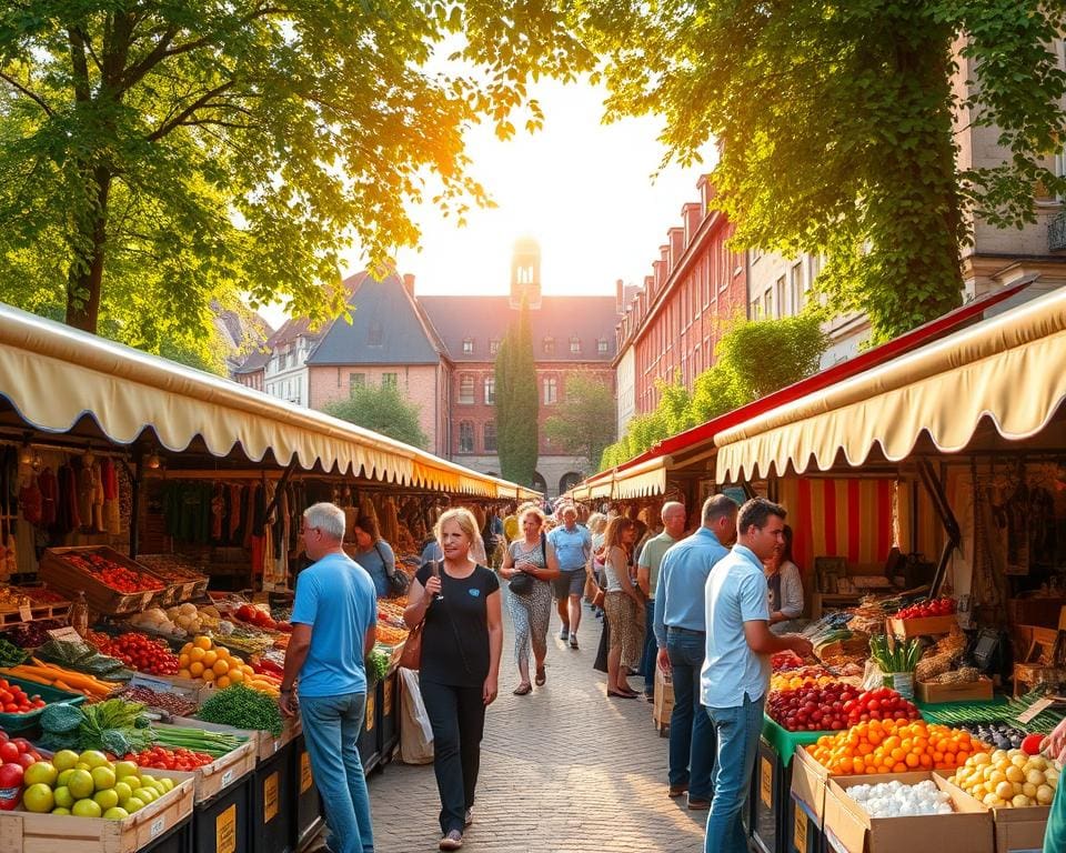 Wat zijn leuke markten om te bezoeken in Vlaanderen?