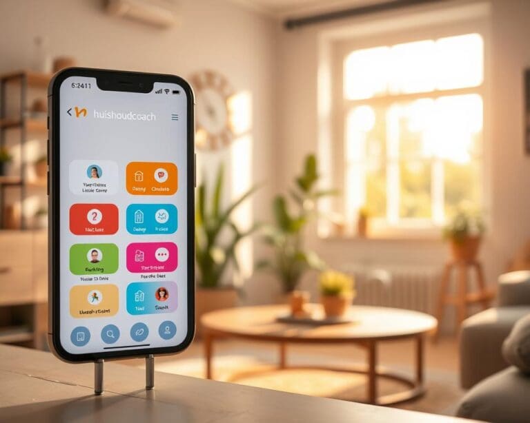 Hoe helpt een huishoudcoach-app bij minder stress?