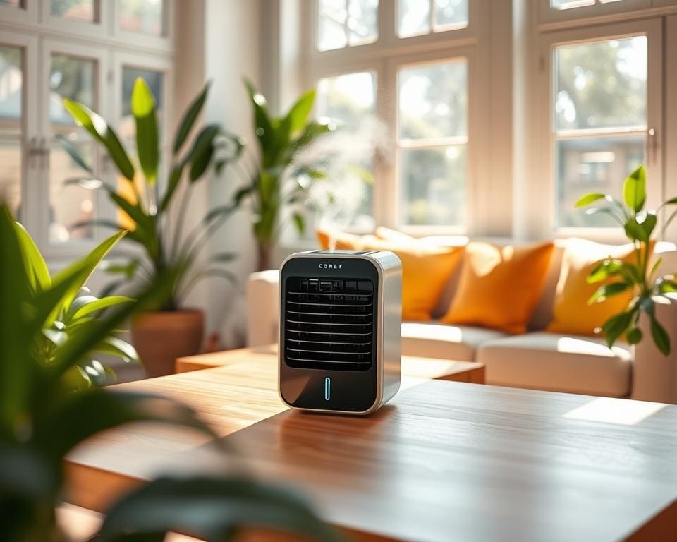 Wat maakt een mini-luchtkoeler handig op warme dagen?