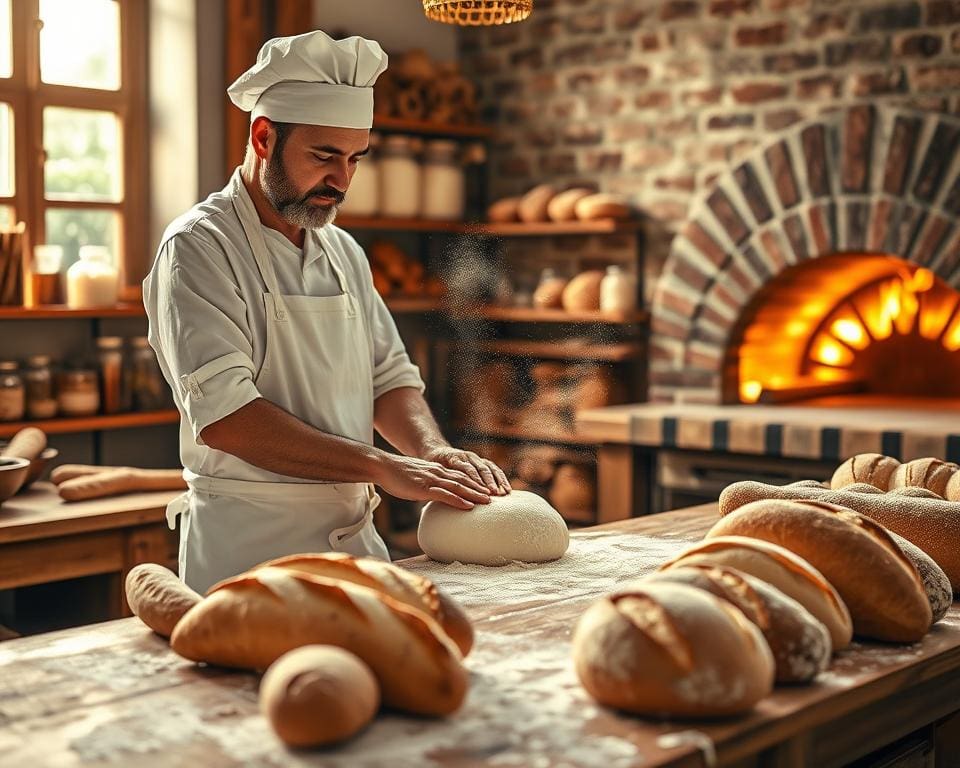 Wat doet een bakker in ambachtelijke productie?