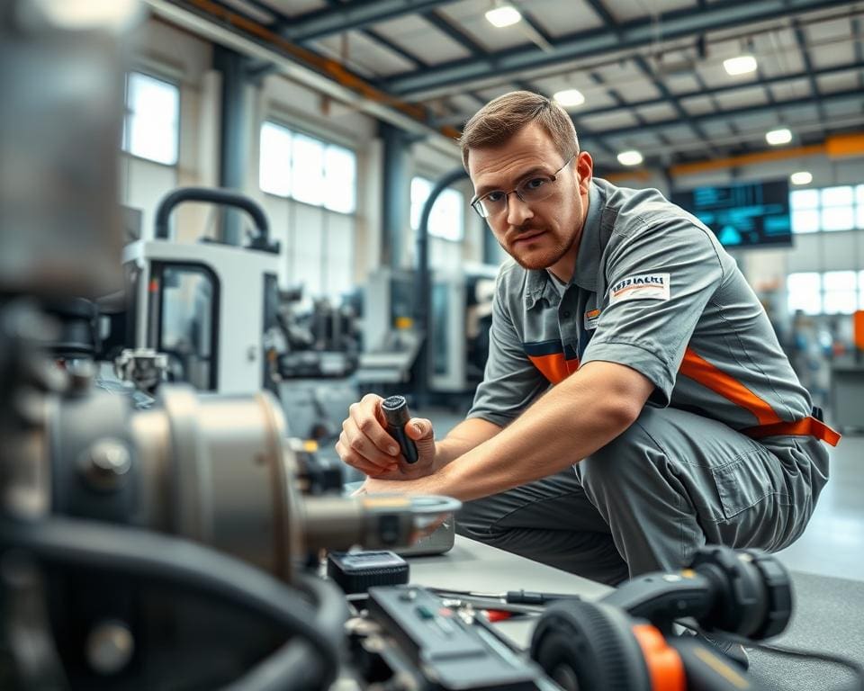 Wat doet een servicemonteur op locatie?