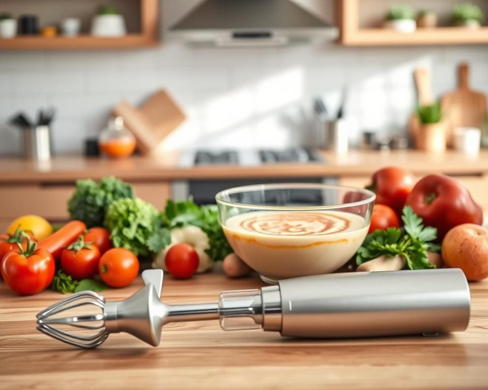 Wat is het voordeel van een staafmixer?