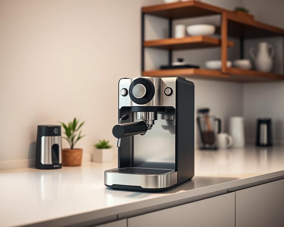 Welke espressomachine past in een kleine keuken?