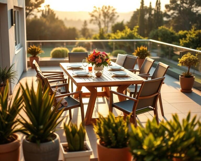 Welke tuinset past op een terras?