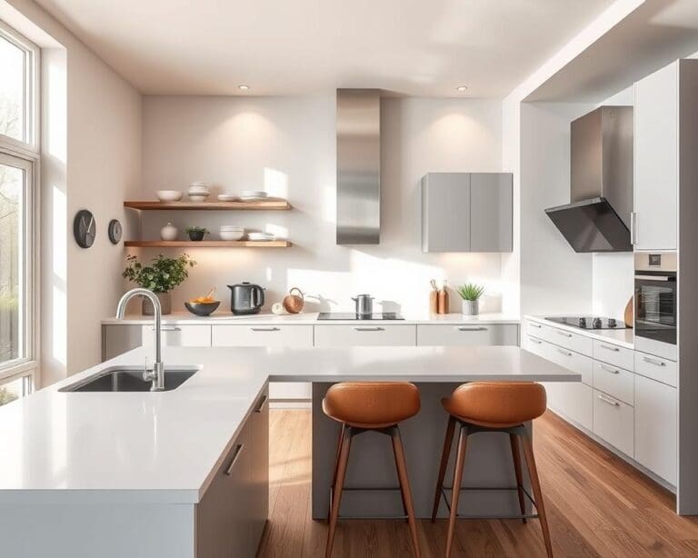 Welke kleuren passen bij een moderne keuken?